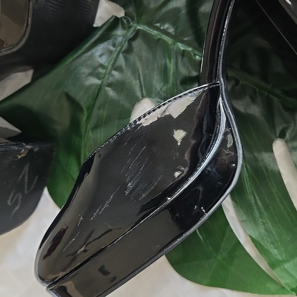 Madden Girl Black Patent Leather Block Heel Platform Mary Jane Shoes - Picture 13 of 16